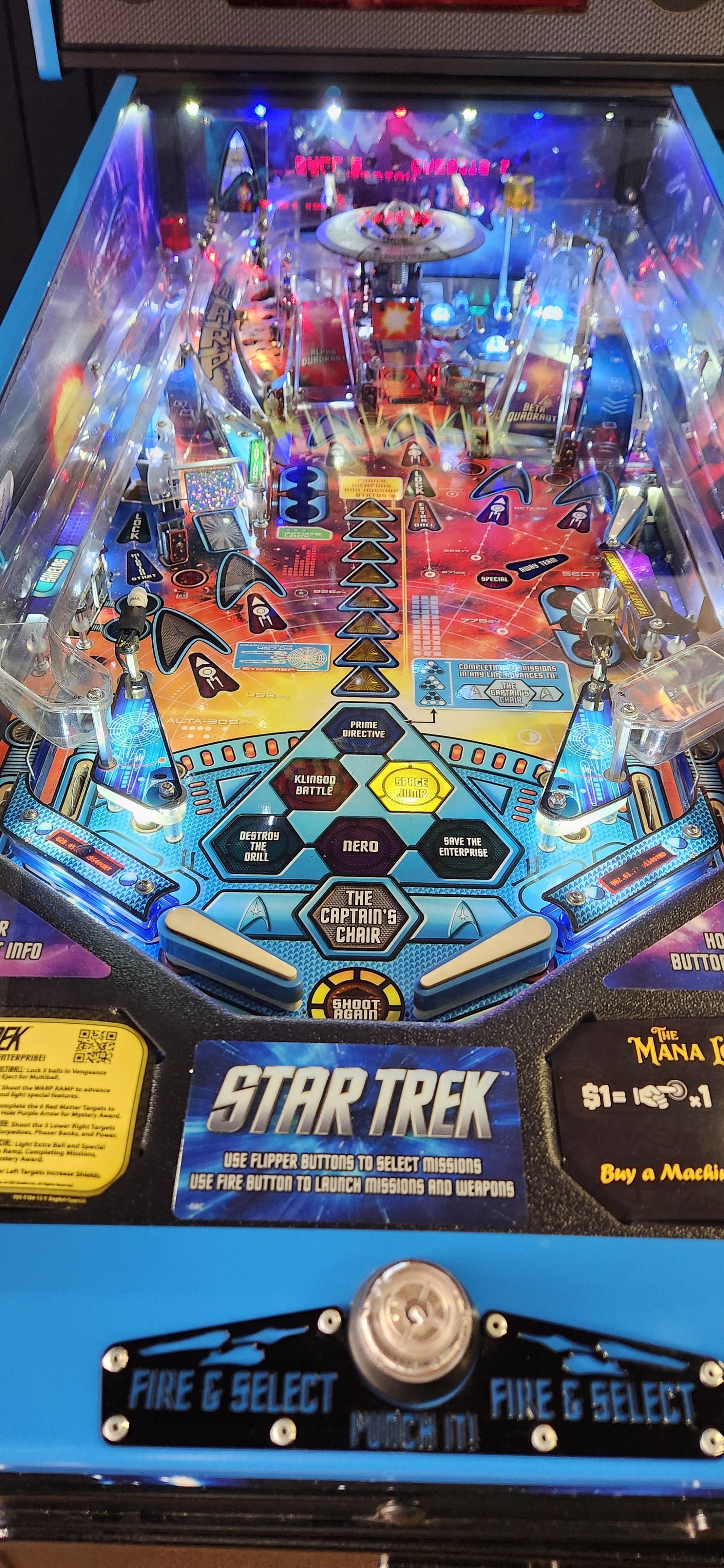 Star Trek Pro Pinball Machine