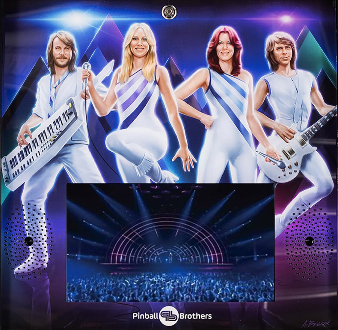 Abba Pin ABBA Arrival Limited Edition Pinball Machine by Pinball Brothers [DEPO ...