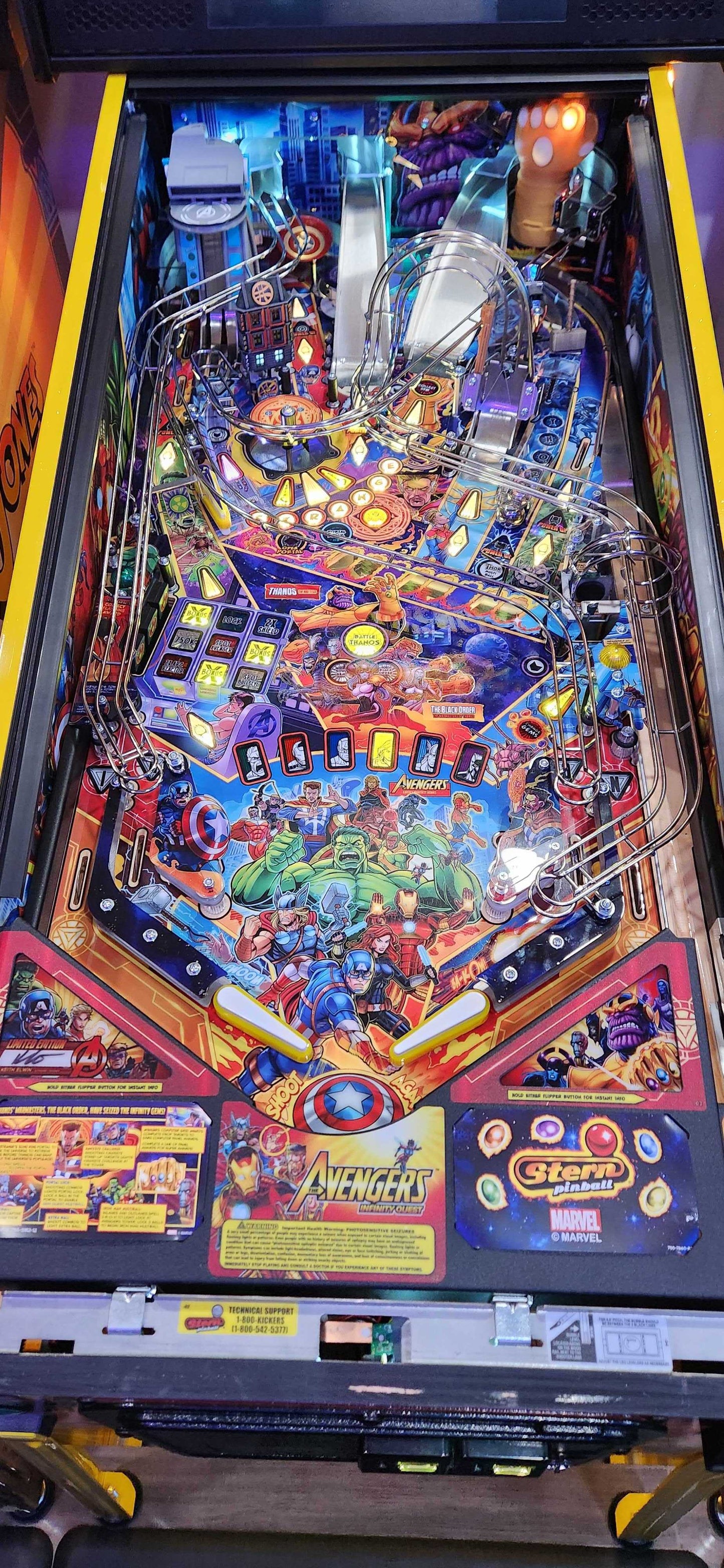 Avengers: Infinity Quest Limited Edition Pinball Machine