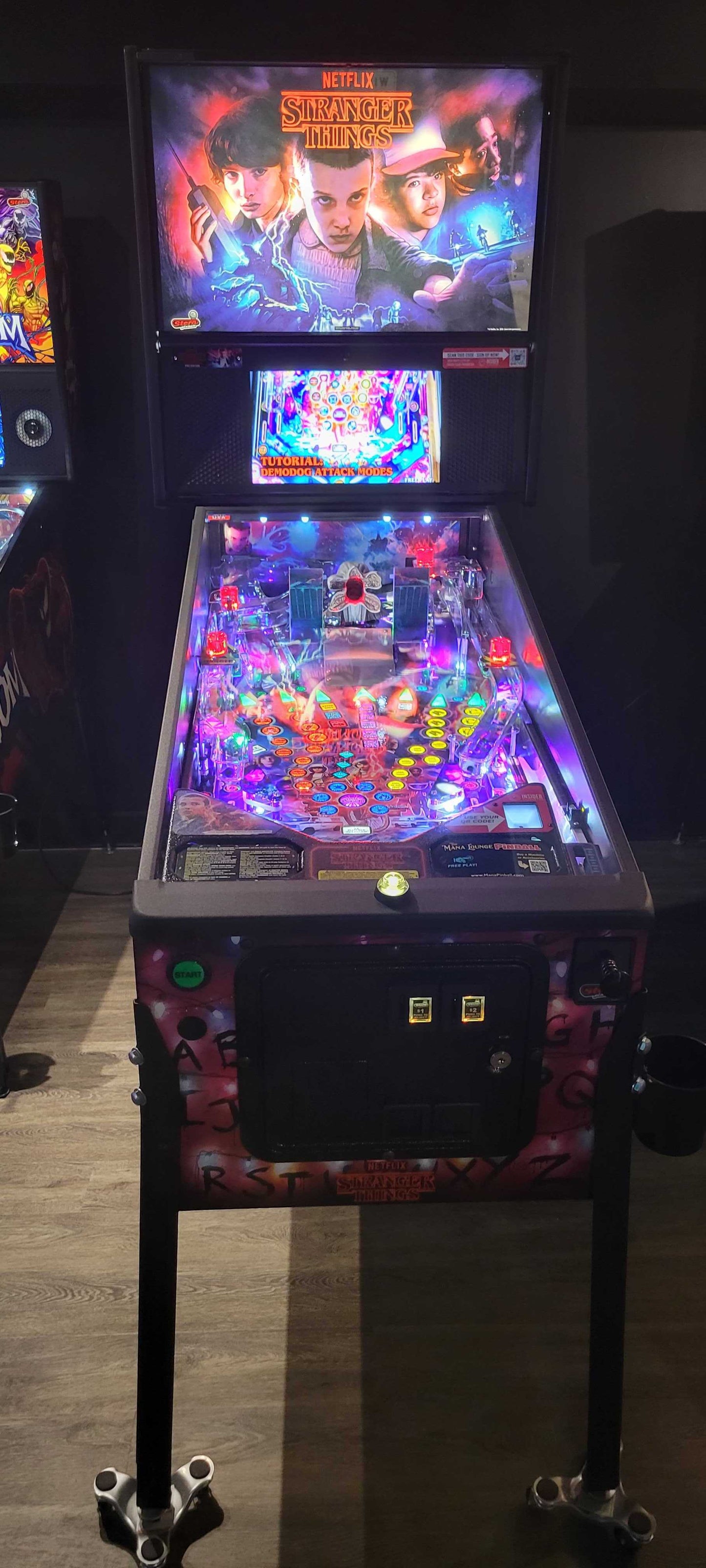 Stranger Things Pro Pinball Machine [USED - #372222][DEPOSIT]