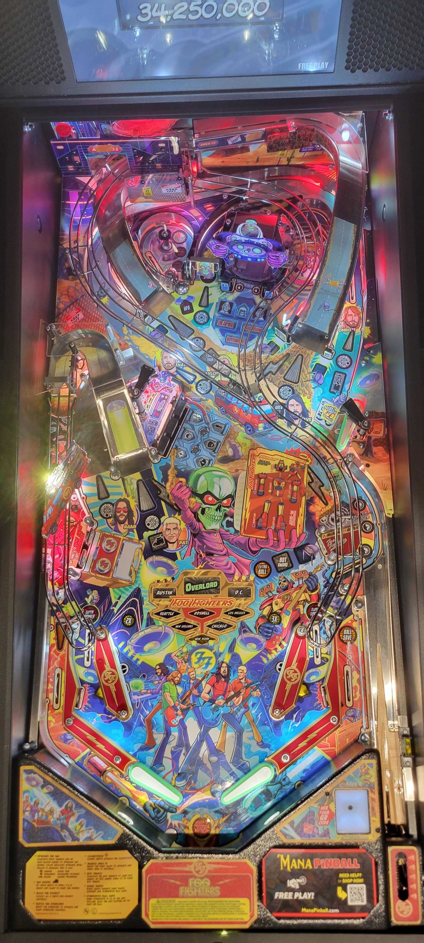 Foo Fighters Pro Pinball Machine [USED - #371662][DEPOSIT]