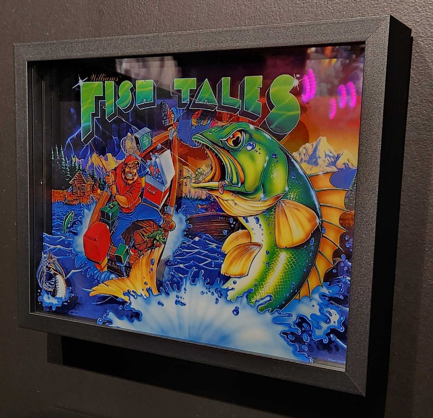 Fish Tales - Artovision Shadow Box Art