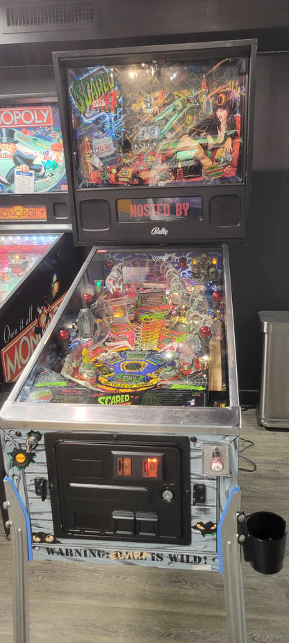 Elvira's Scared Stiff Pinball Machine [USED]