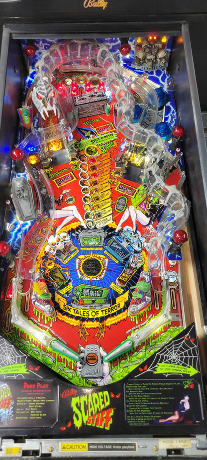 Elvira's Scared Stiff Pinball Machine [USED]