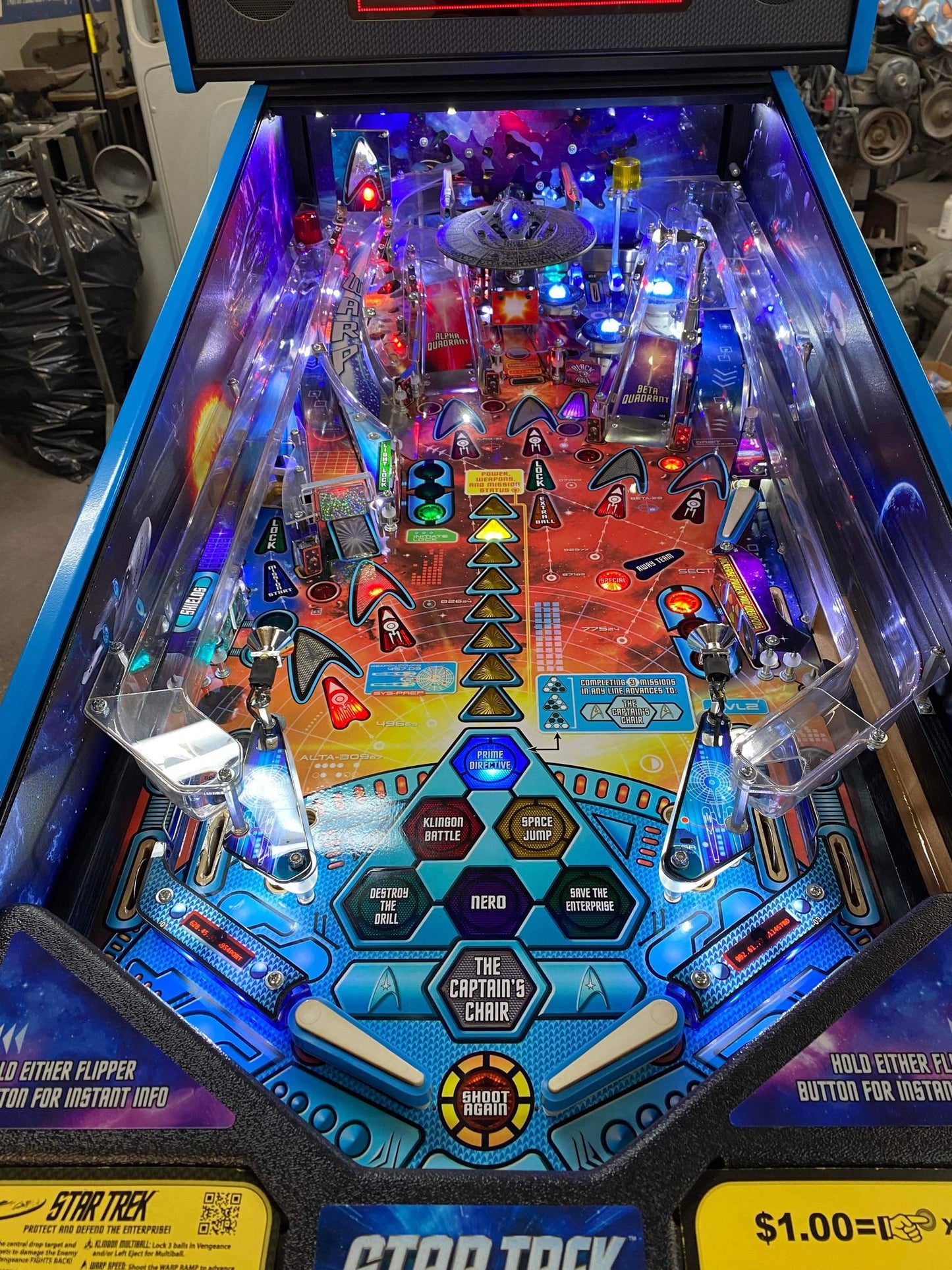 Star Trek Pro Pinball Machine - Stern [DEPOSIT]