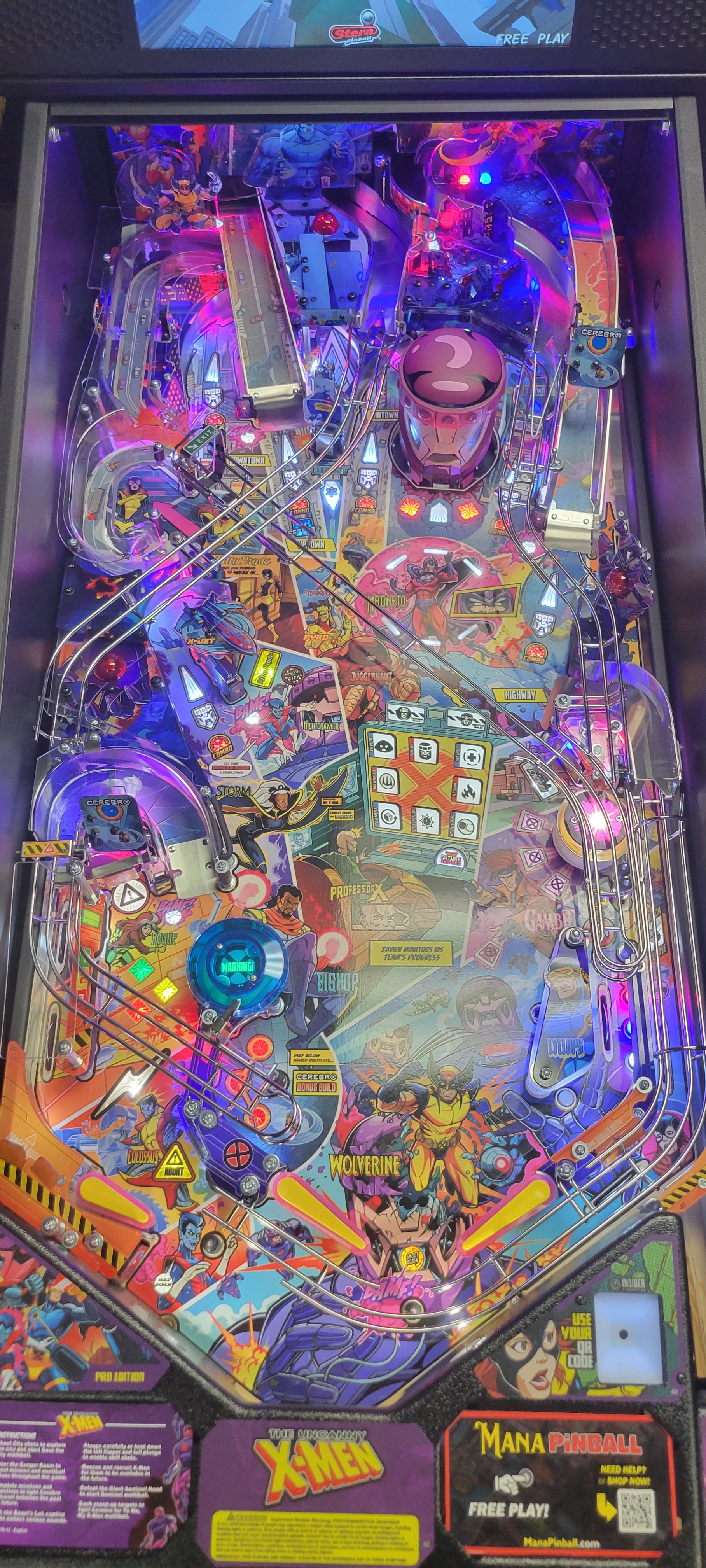 The Uncanny X-Men Pro Pinball Machine [USED - #391443