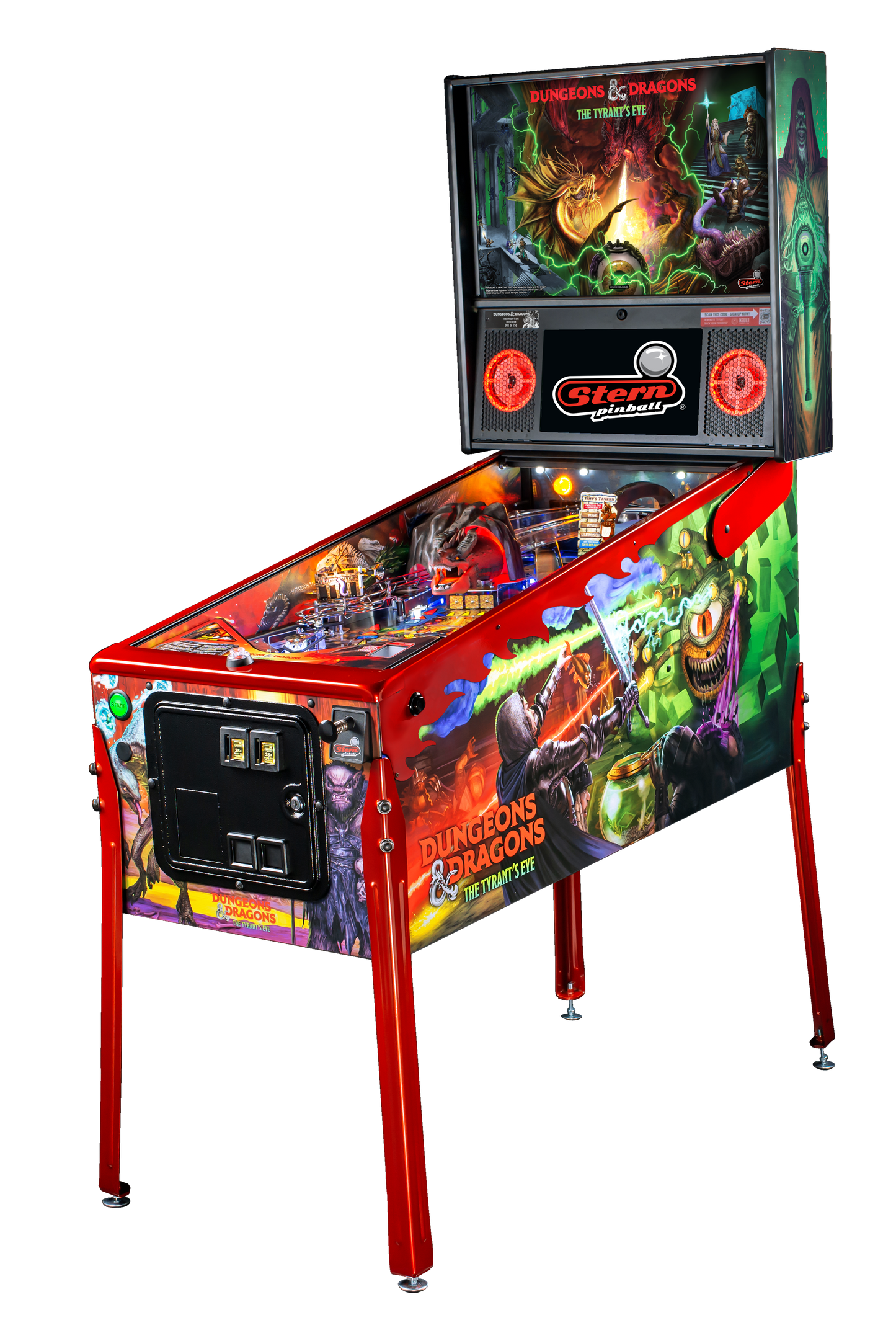 Dungeons & Dragons: The Tyrant's Eye Limited Edition Pinball Machine [PRE-ORDER][DEPOSIT]