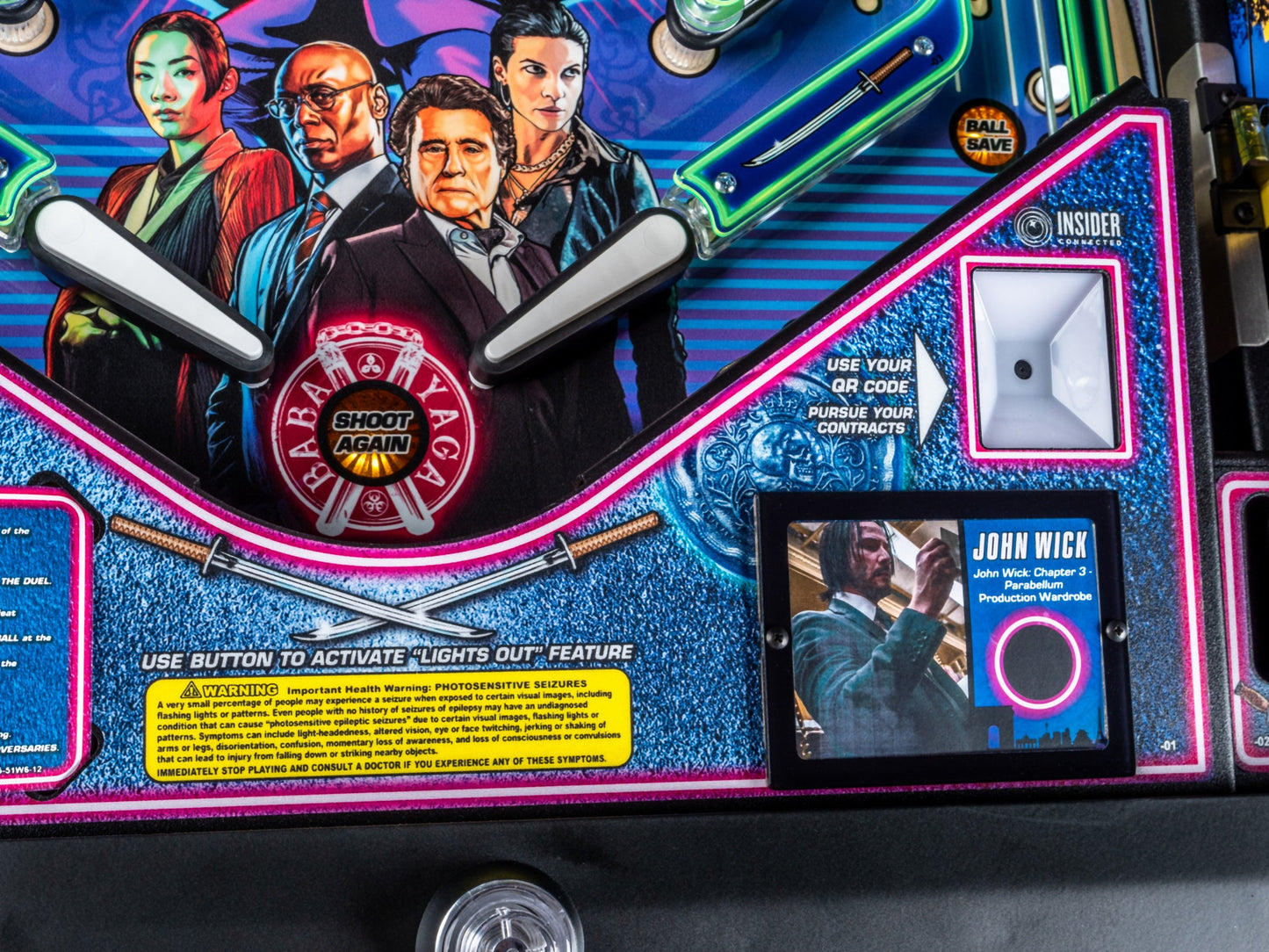 John Wick Limited Edition Pinball Machine by Stern [DEPOSIT]