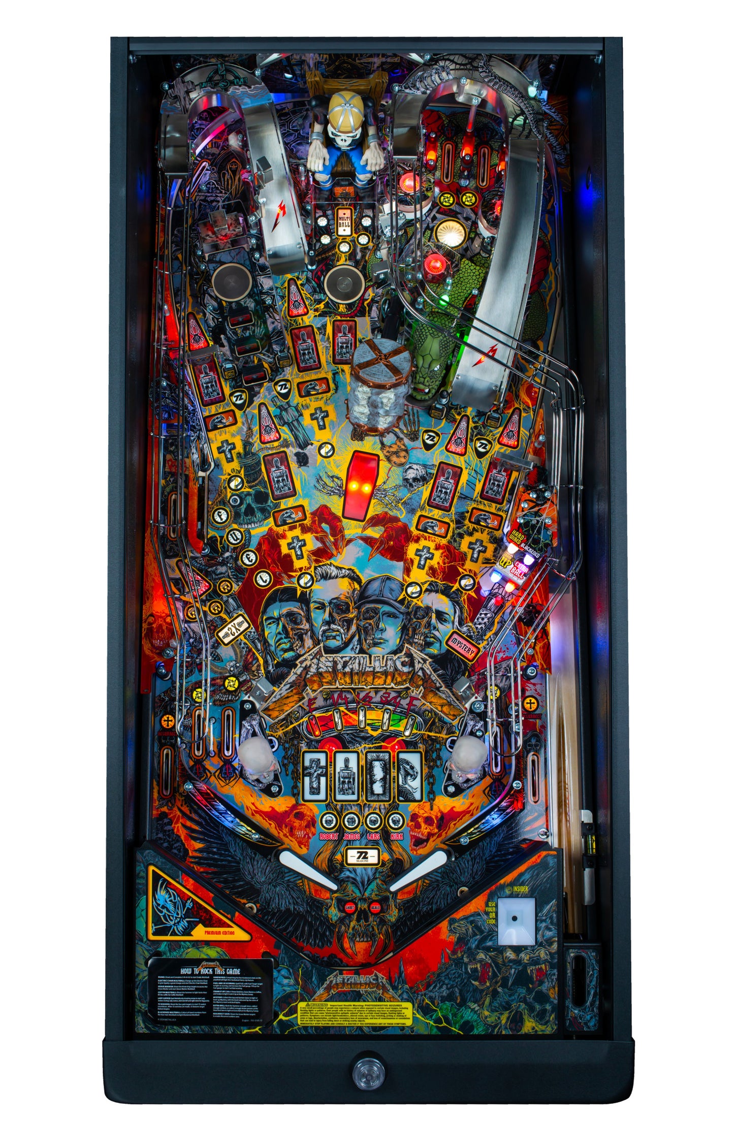 Metallica Remastered Premium Pinball Machine by Stern [DEPOSIT]