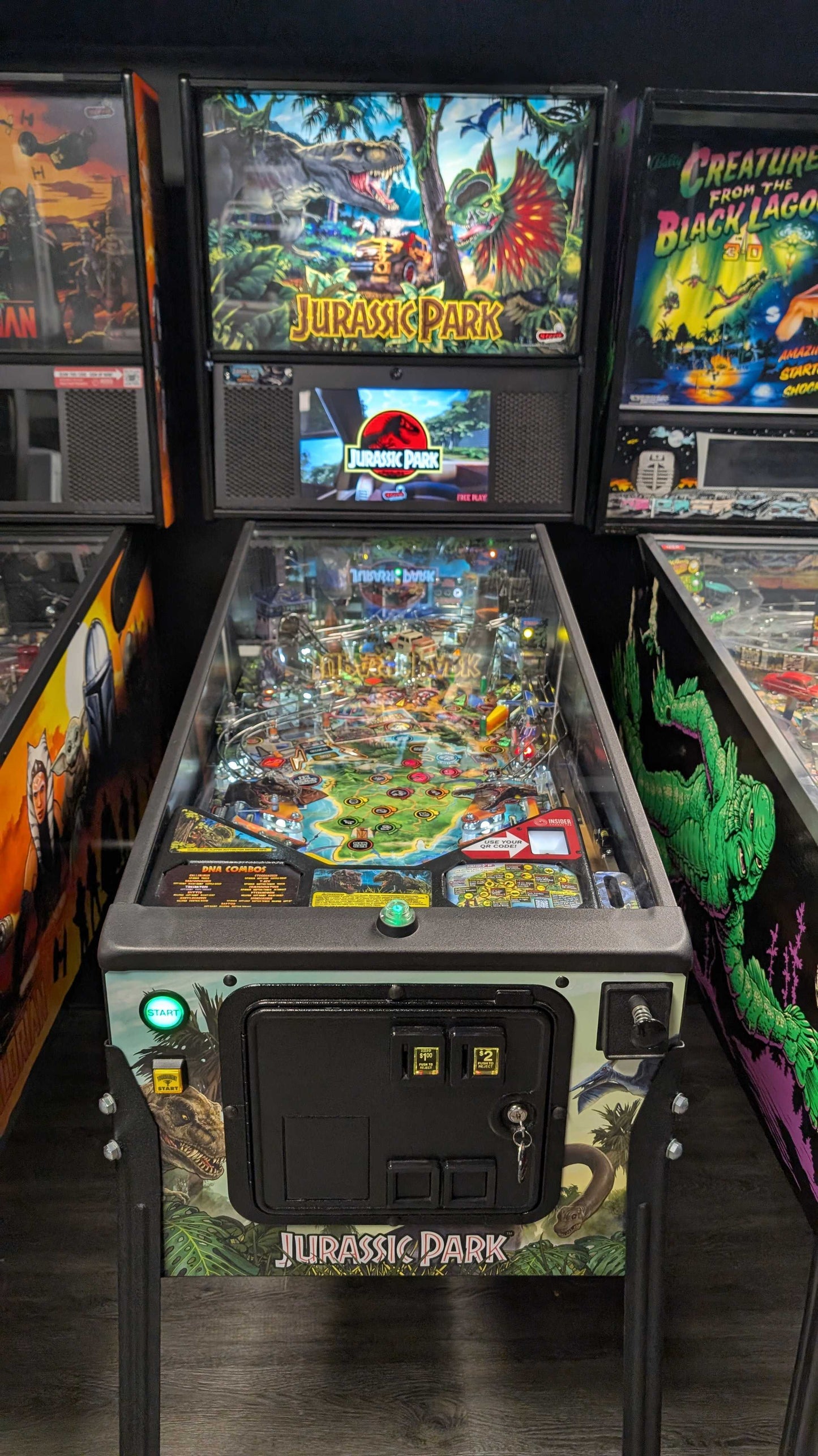 Jurassic Park Pro Pinball Machine