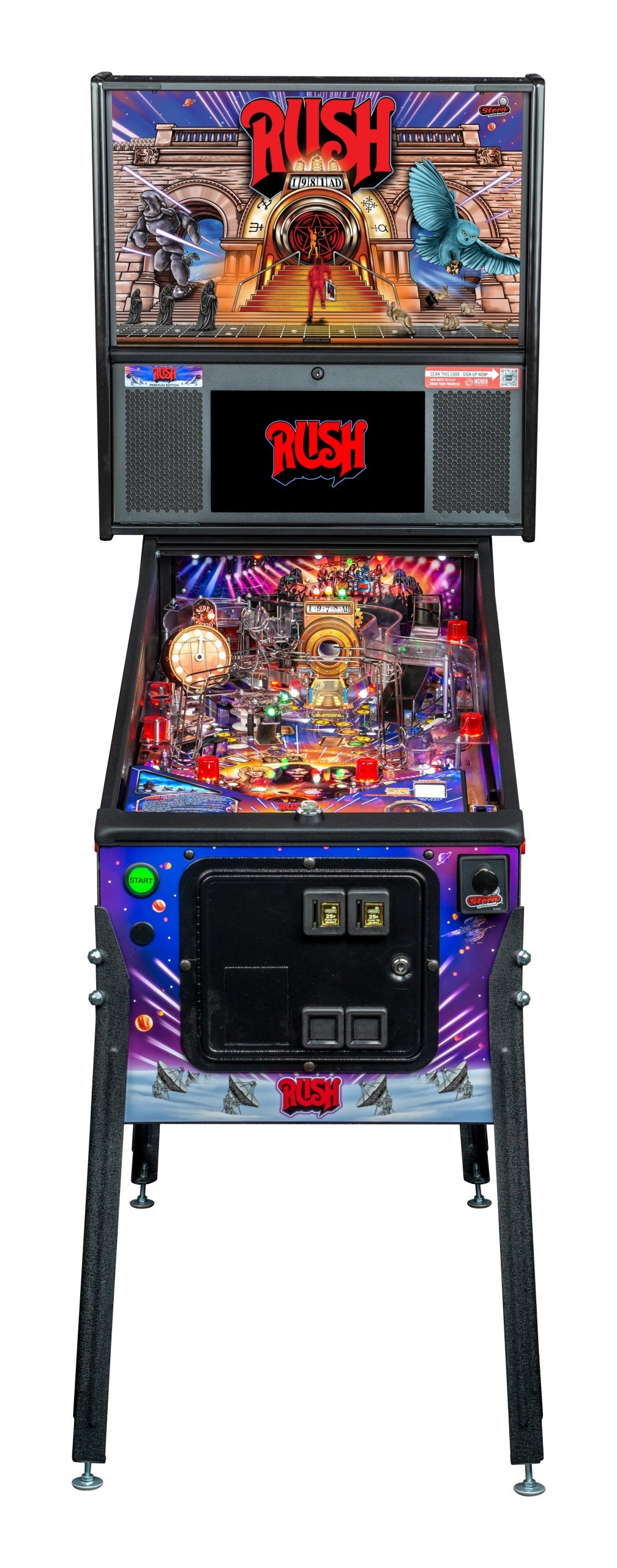 Rush Premium Pinball Machine by Stern [DEPOSIT]