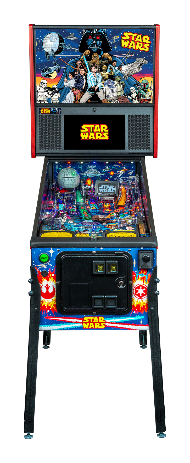 Star Wars Pro Comic Pinball Machine by Stern [DEPOSIT]