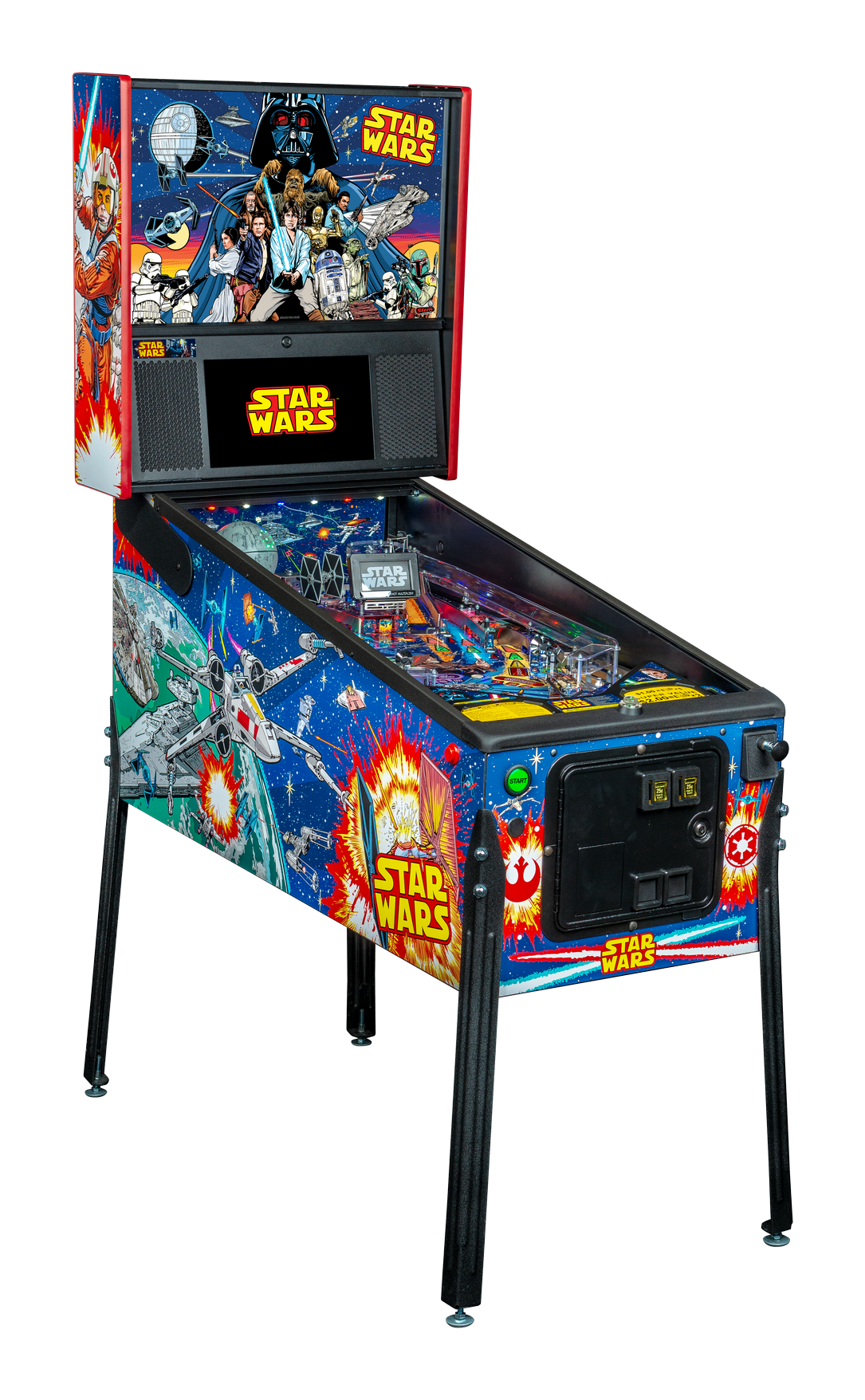 Star Wars Pro Comic Pinball Machine by Stern [DEPOSIT]