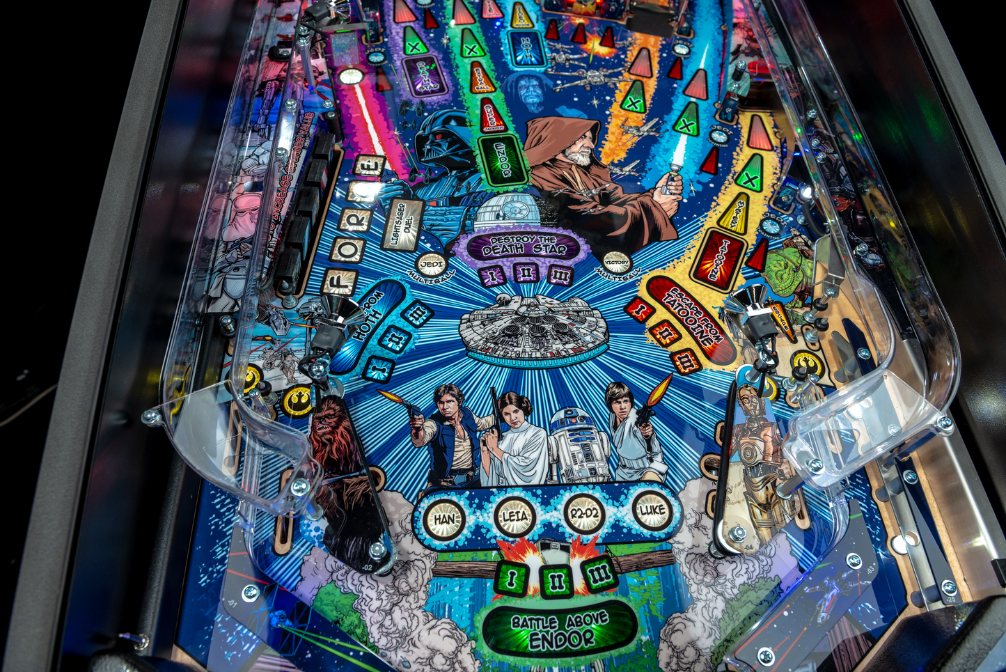 Star Wars Pro Comic Pinball Machine by Stern [DEPOSIT]