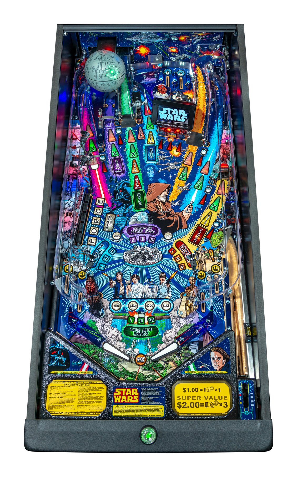 Star Wars Pro Comic Pinball Machine by Stern [DEPOSIT]