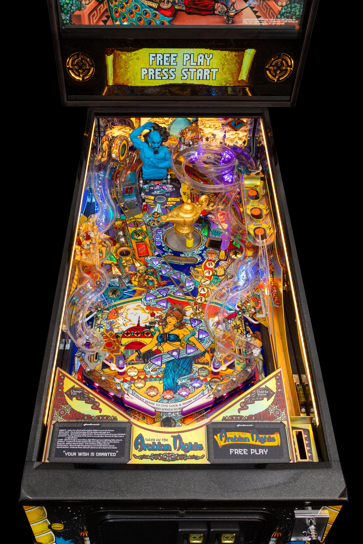 Tales Of The Arabian Nights (TOTAN) Remake Pinball Machine By Pedretti Pinball - Legacy Edition