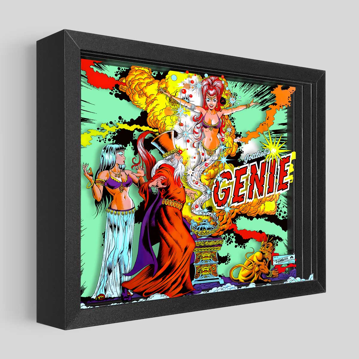 Genie - Artovision Shadow Box Art